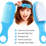 Baby Grooming Kit, Infant Safety Care Set with Hair Brush Comb Nail Clipper Nasal Aspirator,Baby Essentials Kit for Newborn Girls Boys