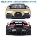 FRJV Car Toys for Boys 1 32 Diecast Cars Collectibles Car Model Kit,Metal Toy Car for Boys and Girls,Pull Back Cars with Lights and Sounds,Cars for Kids Ages 3-5（Gold）