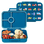 Wildkin Kids Bento Box - 4 Compartments, Airtight, Dishwasher Safe, Meal Prep for Kids - Jurassic Dinosaurs