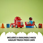 LEGO Disney Pixar Mack at The Race Cars Toys - Pixar Cars Birthday Gift for Toddlers, Preschool, Boys & Girls, Ages 2+ - Educational Building Toys Set - 10417