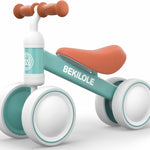 BEKILOLE Baby Balance Bike for 1 Year Old Girl Gifts, 10-24 Month Toddler Balance Bike, 4 Silent Wheels Pre-School First Ride On Toys, 1st Birthday Gifts