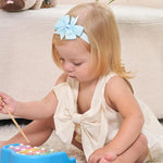 jollybows 40pcs Baby Girls Grosgrain Ribbon Hair Bows Headbands 3" Hair Band Hair Accessories for Infants Newborn Toddler