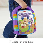 Fisher-Price Laugh & Learn Storybook Rhymes, take-Along Musical Toy Book with Learning Content for Infants (Amazon Exclusive)
