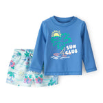 Carter's Boy 2-Piece Rashguard Trunk Set, Blue, 18M