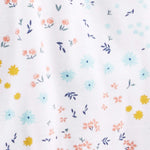 Simple Joys by Carter's Baby Girl's 3-Pack Snap-up Rompers Pants, dino/floral/Snail, 3-6 Months