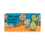 Jellycat If I were a Dinosaur Board Book and Bashful Dinosaur Stuffed Animal