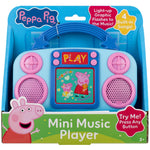 eKids Peppa Pig Toy Music Player, Toddler Toy with Built-in Music and Lights (Peppa Pig)