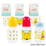 Disney Winnie The Pooh Baby Gift Set - 6 Pc Newborn Essentials Bundle with Blanket, Rattle, Bottle, Teether, Scrapbook Stickers, More | Baby Shower Gifts for Girls, Boys