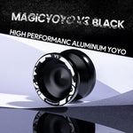 MAGICYOYO V3 Yoyo for Kids 8-12 or Above, Responsive Yoyo Professional with Dual Function, Professional Trick Yo yo for Adults with 12 Yo-yo Strings, KK Bearing, Bearing Puller, Axle,Case Bag -Black