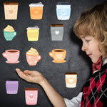 Fancy Land 24 Pads Cute Sticky Notes Self Sticky Notepads for Teachers Classrooms 720 Sheets Memo Pads Teacher Appreciation Nurse End of Year Graduation Gift Home Office Supplies Coffee Cup