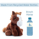 The Petting Zoo Floppy Horse Stuffed Animal Plushie, Gifts for Kids, Wild Onez Wildlife Animals, Horse Plush Toy 9 inches