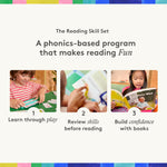 Lovevery Reading Skill Set, Learn to Read for Kindergarten and 1st Grade, Fun Phonics Games and Books, Part 2