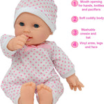 11 inch Soft Body Boy Baby Doll in Gift Box - Doll Pacifier Included -Toy Dolls for Boys and Toddlers (Caucasian)