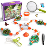 Bug Catcher for Kids, Bug Catcher Kit for Kids with Insect Net and Tweezers, Insect Habitat, Outdoor Toy for Ages 4-8, Bug Box, Birthday Gift for Age Boys Ages 4 5 6 7 8-12 Boys Girls