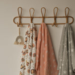 Soarwg Kids Baby Blanket Unisex Newborn, Super Soft Nursery Minky Blankets with Muslin Cotton for Boys Girls, Toddler Baby Nursery Bed Blanket Shower Gifts, 30 x 40 Inch