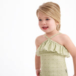Gerber Baby Girls One-Piece Swimsuit, Eyelet Floral, 2T