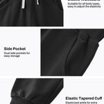 VOGRYE 3 Pack Boys Cotton Toddler Sweatpants Boys Joggers Pants with Pocket Drawstring for Kids 2T-6T