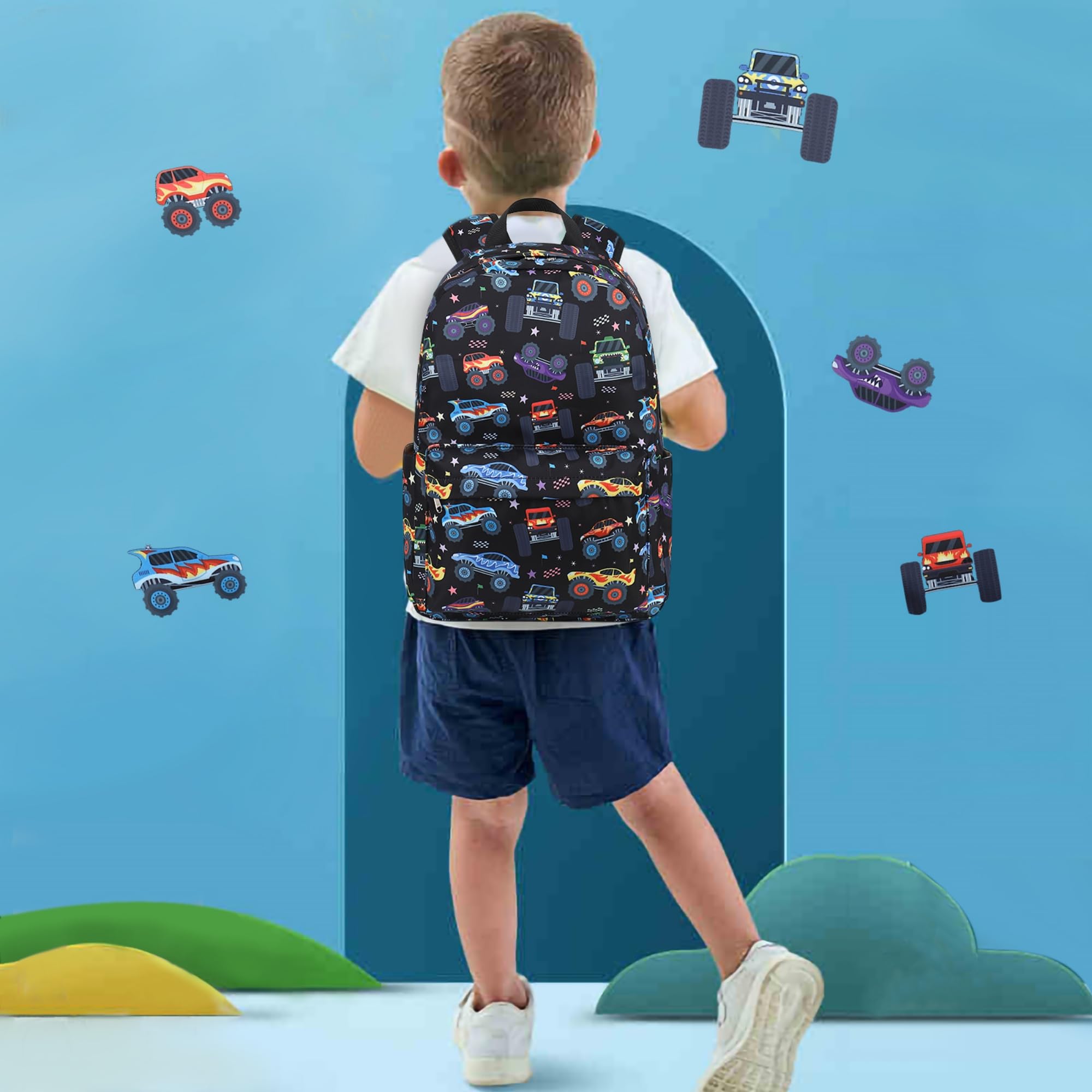 CAMTOP Kids Backpack for Boys, Preschool Toddler Backpack - School ...