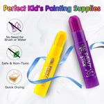 TBC The Best Crafts Paint Sticks,36 Classic Colors, Washable Paint, Non-Toxic, Tempera Paint Sticks for Kids and Students