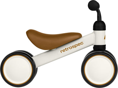 Retrospec Cricket Baby Walker 4-Wheel Balance Bike for Ages 12-24 Months Toddlers First Birthday Gift - Toddler Bicycle Toy for 1 Year Old’s - Ride On Toys for Boys & Girls