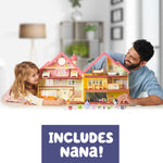 Bluey House Playset | XL Lights & Sounds Playhouse, Amazon Exclusive, Includes Dance Floor, Nana, Bingo, Chattermax & Bluey Toys, Ages 3+