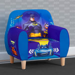 Delta Children Batman Batwheels Foam Chair for Kids, Blue