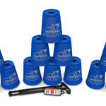 Speed Stacks | Official Sport Stacking Set, Blue - 12 Cups and Holding stem | Top Grade Materials, Low Friction | WSSA Approved