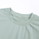 Toddler Baby Solid Basic T Shirts Cotton Short Sleeve Crewneck Tee Tops Boys Girls Casual Athletic (Khaki, 2-3 Years)