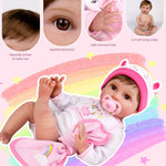 Aori Lifelike Reborn Baby Dolls - 22 inches Realistic Weighted Newborn Girl Dolls, Great Gift Set for Kids 3+, Pre-Parents, Grand-Parents, Collectors
