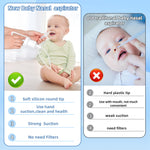 Baby Nasal Aspirator, Powerful Hand Pump Baby Nose Sucker, Nasal Aspirator for Baby with Soft Silicone Nose Tip for Fast and Effective Relief of Nasal Congestion in Infant.