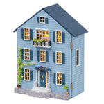 Kisoy Romantic and Cute Dollhouse Miniature DIY House Kit Creative Room Perfect DIY Gift for Friends, Lovers and Families (Molan House)
