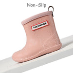 Tree Grandpa Toddler Rain Boots Size 5 for Boys Girls Waterproof Baby Kids Rain Boots With Easy-on…