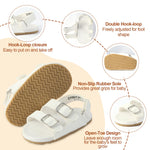CYXUYJH Baby Boys Girls Infant Summer Sandals Open-Toe Outdoor Anti-Slip Rubber Soft Sole Newborn Toddler First Walker Shoes