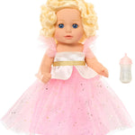 Baby Born Princess Baby Doll Annabell - Blonde Hair, Blue Eyes: Realistic Features for Kids Ages 3 & Up, Rooted Hair, Eyes Open & Close