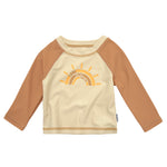Gerber Baby Boys Baby Toddler Long Sleeved Rashguard Swim Bathing Suit Set Suns 3T