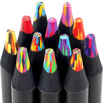 Art Supplies Kids Stocking Stuffers Teens,12 Rainbow Colored Pencils,Tween Teen Girl Gift Trendy Stuff 9-12,Arts Crafts Girl 8-12,Age 4 5 6 7 9 10 11 Year Old Girls Gifts Birthday Boys Cute Fun Cool