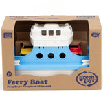 Green Toys Ferry Boat with Mini Cars Bathtub Toy, Blue/White, Standard