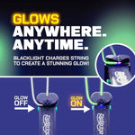 ZipString Luma - The Patented Glow-in-The-Dark Toy That Flies a Loop of String, Creates Endless Shapes and Tricks Built-in LED for Glowing Fun. Perfect STEM Gift for Kids & Adults. Wonderment Awaits