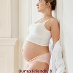 Momcozy Maternity Underwear for Women | Pregnancy Postpartum Panties | Under the Bump Bikinis | One Size