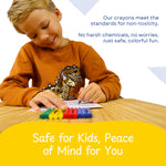 CrayonKing 100 Bulk Crayons – 25 Individually Wrapped Cello Packs of 4 | Crayon Party Favors for Kids | Restaurants, Classrooms & Goodie Bags | Non-Toxic