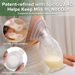 haakaa Gen.2 Plus Upgraded Manual Breast Pump, 5oz/150ml Multi-Ring ComfortCARE Sensitive Silicone Breast Pump with Stopper Set, Patent-Pending Design for Breastfeeding Moms