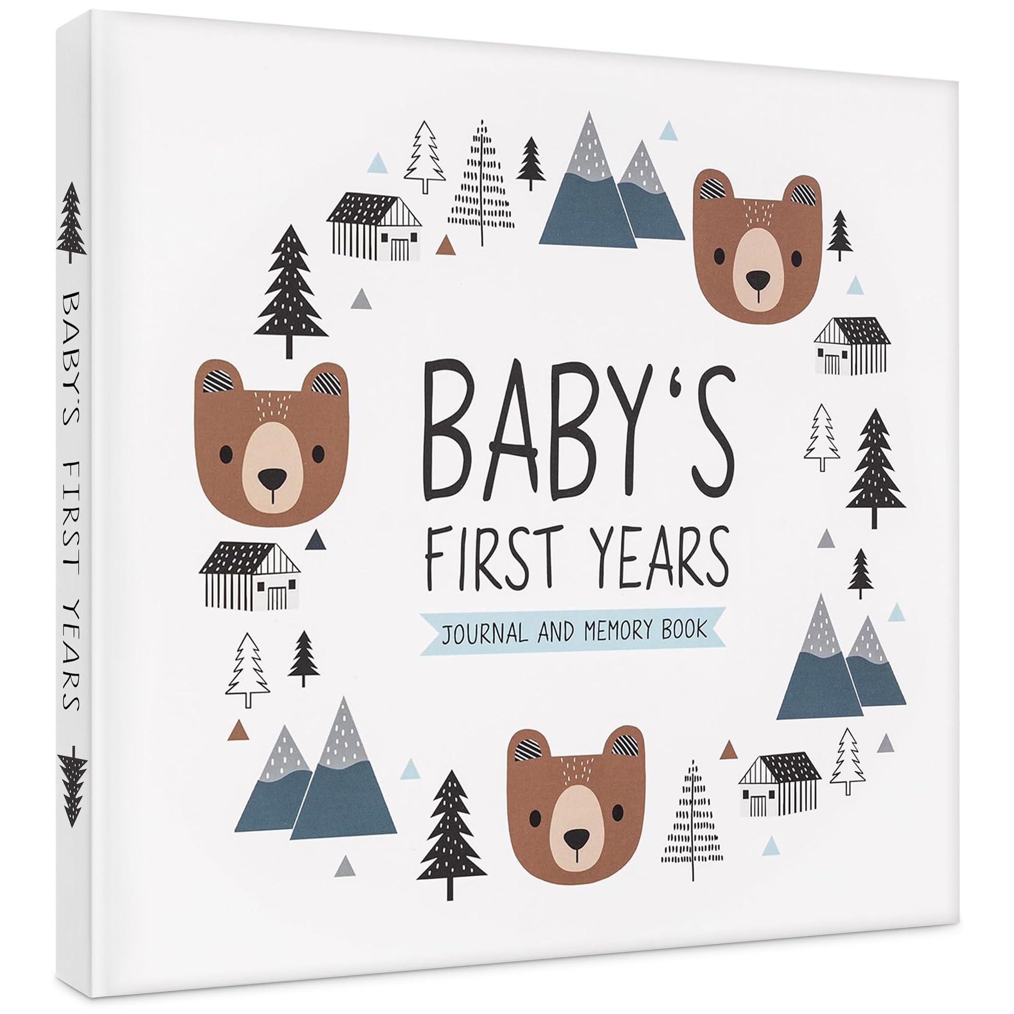 Keepsake Baby Memory Book for Baby Boy or - Pondering Pine - Baby and ...