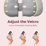 Momcozy Portable Pregnancy Pillow for Sleeping, Grey