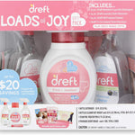 Baby Gifts Set by Dreft, Baby and Mom Gift Set with Liquid Laundry Detergent, Laundry Stain Remover, Stain Remover Pen & All Purpose Cleaner Spray, Great for Baby Showers