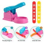Dough Tools for Kids, 46Pcs Dough Toys Include Play Food Molds - Cupcakes, Ice Cream, Noodle, Play Bulk Pack with Roller, Cutters, Scissor, Dough Mat and Storage Bag Gifts (Tools)