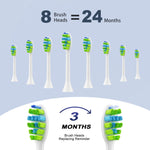 7AM2M Sonic Electric Toothbrush for Adults&Kids, 8 Brush Heads&Travel Case