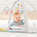 Skip Hop Tummy Time Mat, 3-in-1 Activity Baby Play Gym, Age 0+, Silver Lining Cloud, Grey