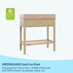 Graco Storage Baby Changing Table (Driftwood) - GREENGUARD Gold Certified, Changing Table with Drawer, Changing Table Topper, Perfect for Any Nursery Décor