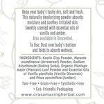 Ora's Amazing Herbal, Talc Free Baby Powder, Cornstarch Free Clay Based Powder, Real Vanilla Amber Natural Scent