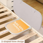 Grelife 33" Portable Travel Bed Rail for Toddlers (Compact), Fast Install, Adjustable Height, Tall Toddler Bed Rails for Crib, Single, Twin Bed, Foldable Baby Bed Rail Guard for Box, Flat Bed